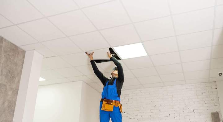 Pose faux plafond en placo Villemomble